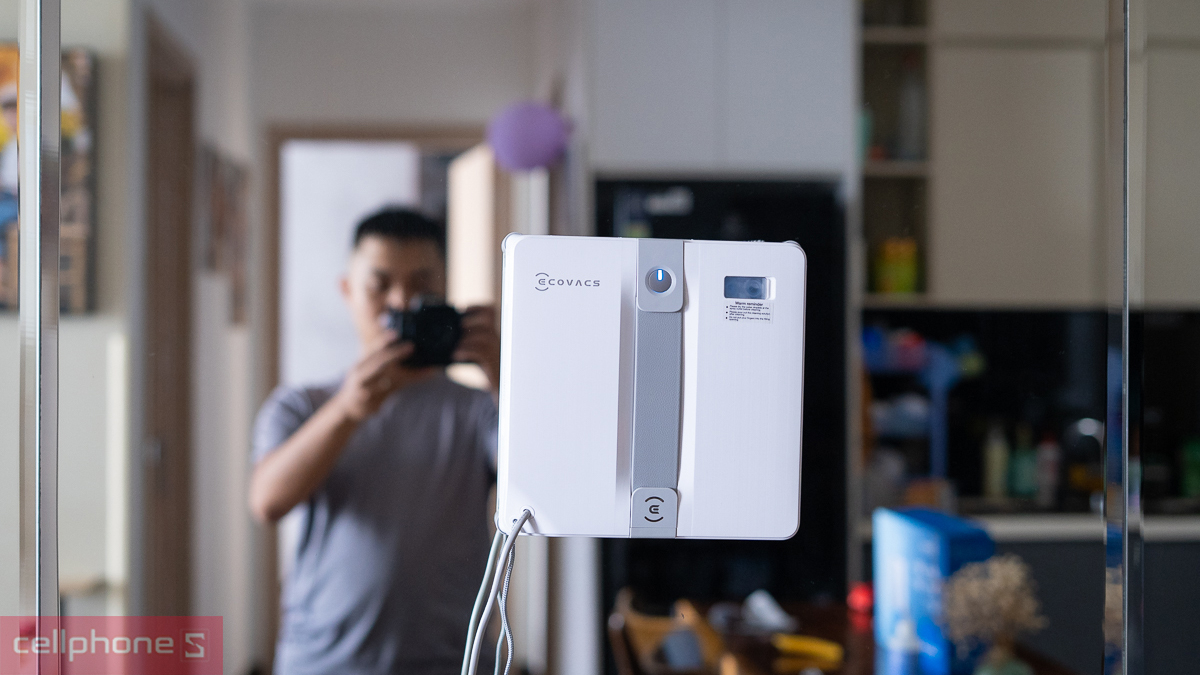 Khả năng làm sạch của robot lau kính Ecovacs Winbot Mini