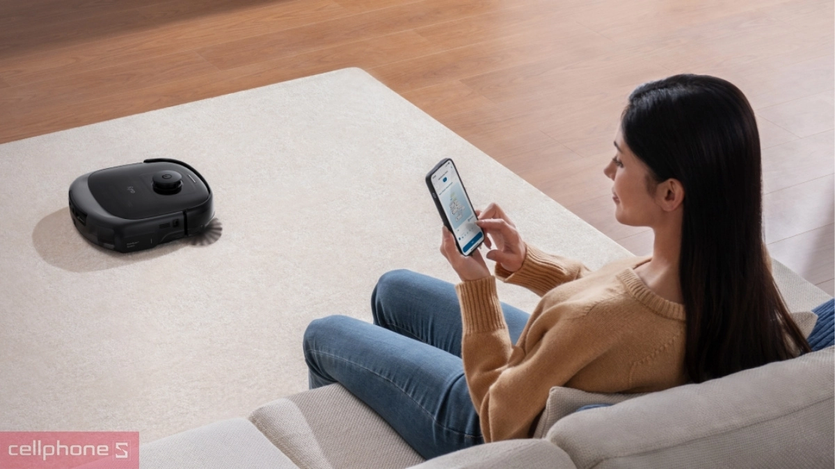 Điều khiển robot hút bụi Eufy Omni E25