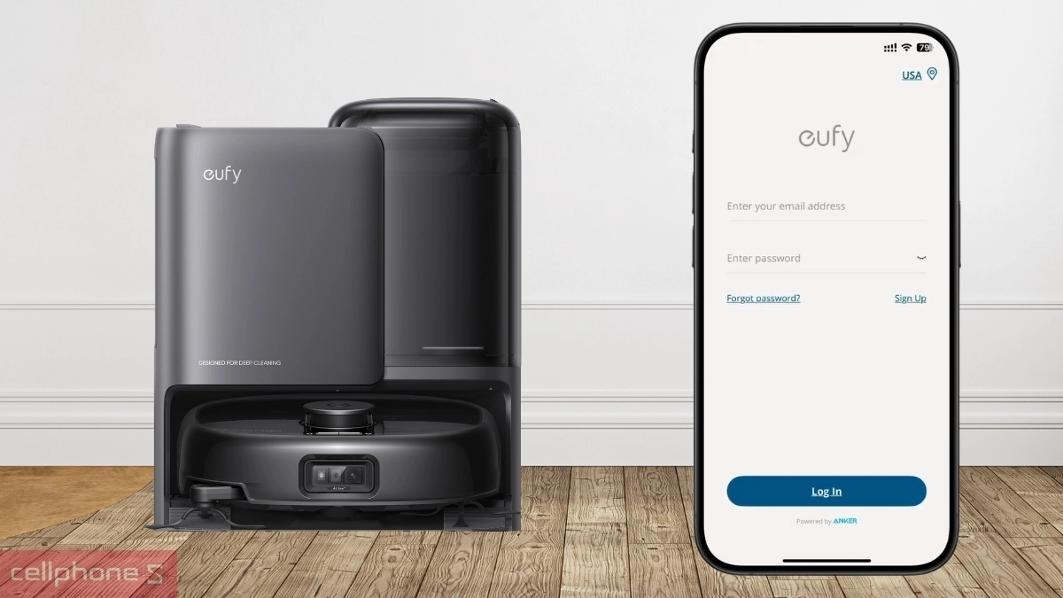 Hướng dẫn kết nối robot hút bụi Eufy Omni E25 với ứng dụng