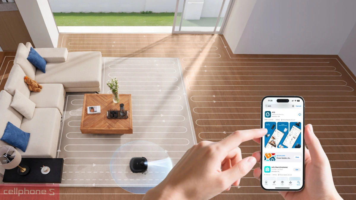 Hướng dẫn cách sử dụng robot hút bụi eufy Omni E28