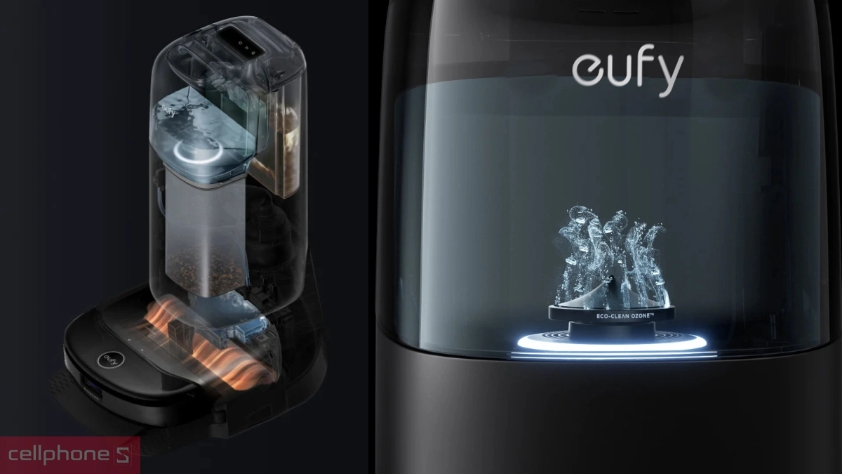 Trạm sạc đa chức năng của robot hút bụi Eufy Omni S1 Pro