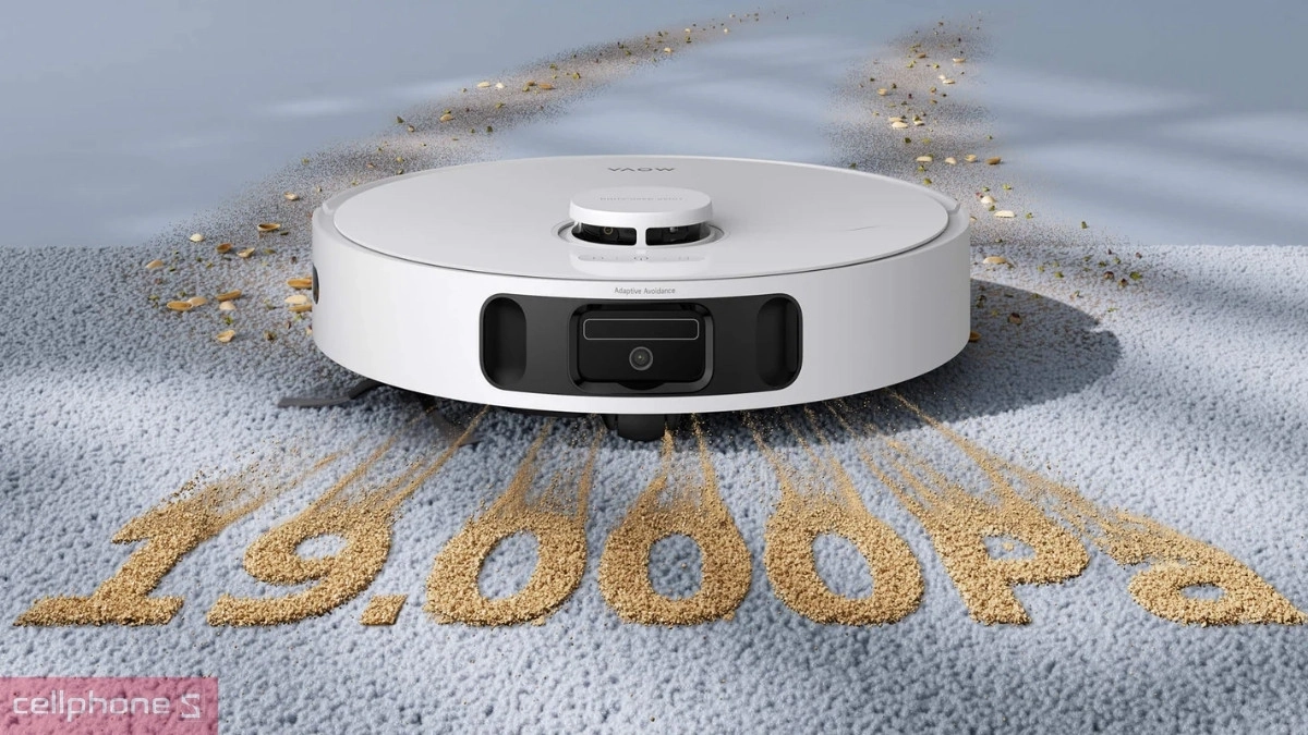 Robot hút bụi Mova E40 Ultra - Lực hút mạnh, nhiều công nghệ 