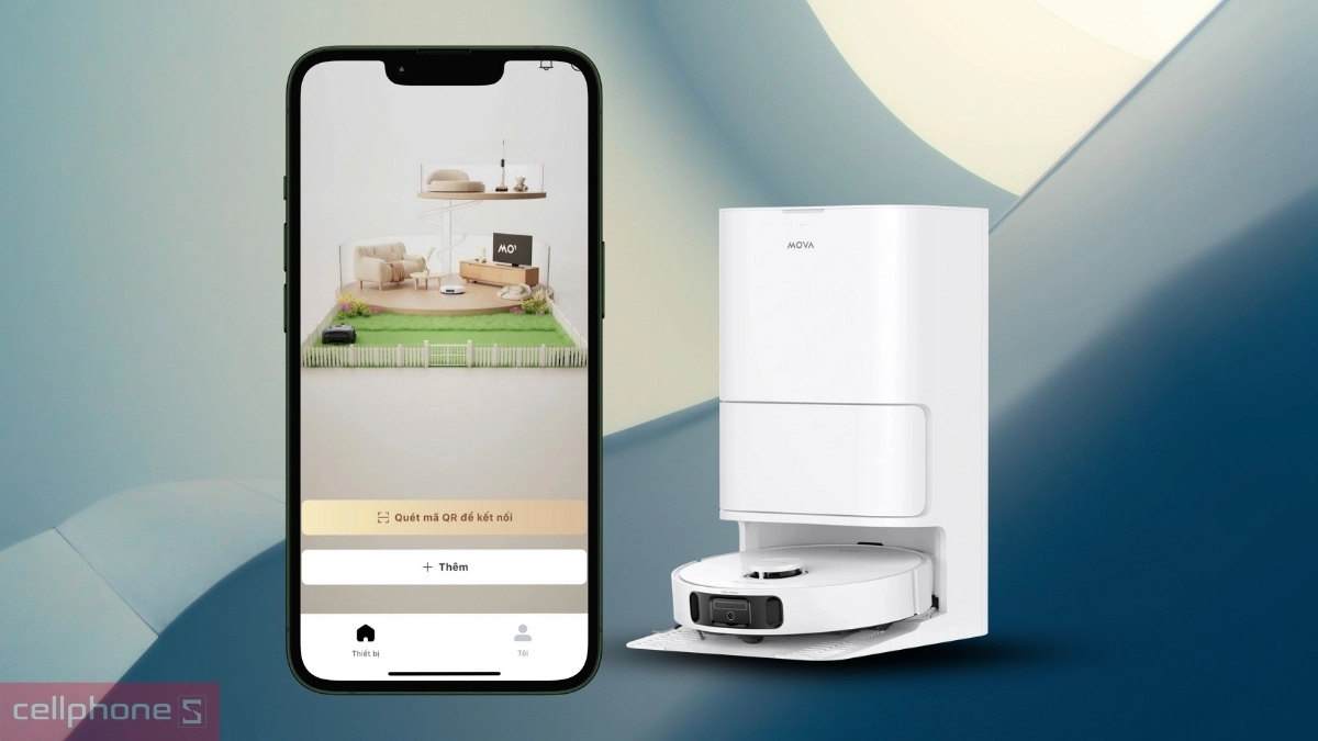 Hướng dẫn kết nối Robot hút bụi Mova E40 Ultra chi tiết