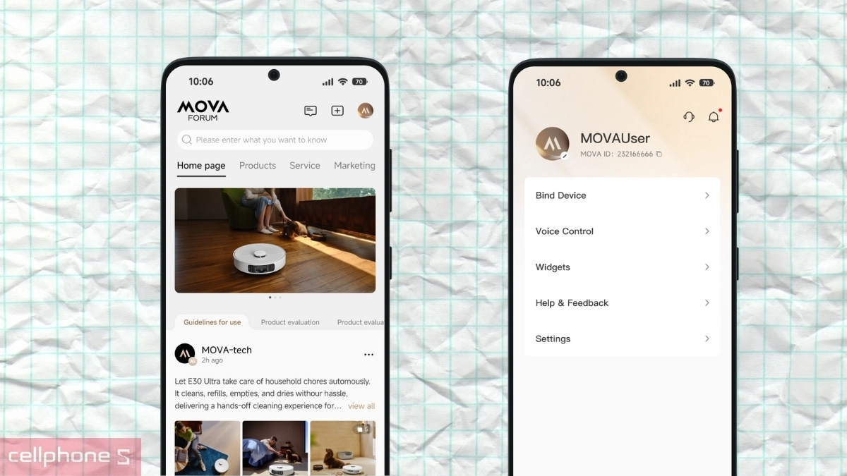 Ứng dụng quản lý thông minh, hỗ trợ kết nối nhanh