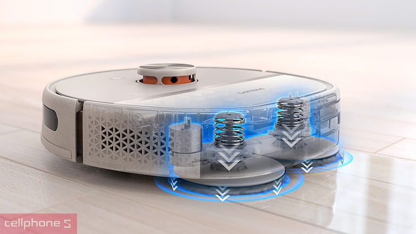 Khả năng làm sạch, dung lượng pin của robot hút bụi Philips XU6500/82 4.5 lít