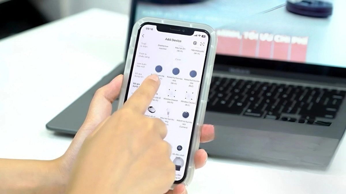 Hướng dẫn kết nối robot hút bụi Rapido R8S với điện thoại