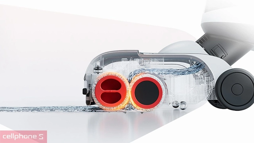 Thiết kế máy hút bụi Roborock Dyad Pro combo