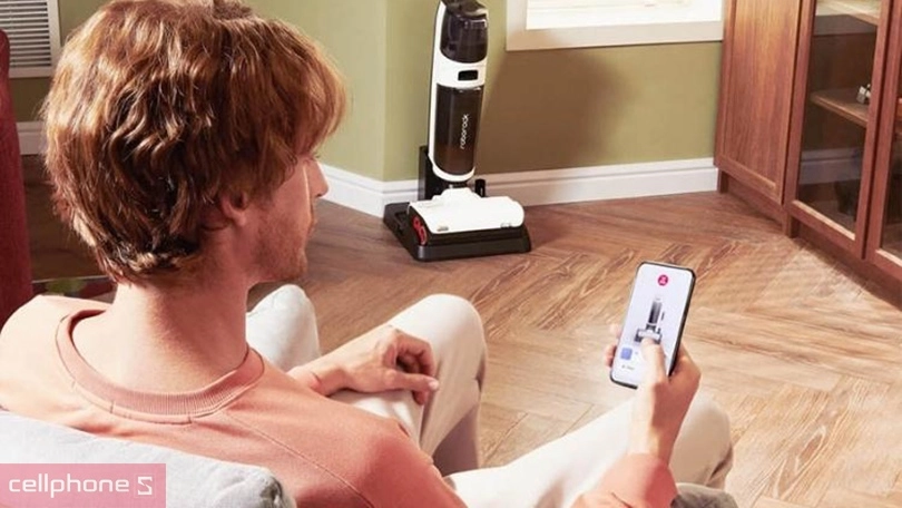 Kết nối app trên máy hút bụi Roborock Dyad Pro combo