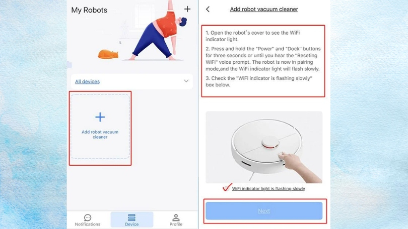 Hướng dẫn sử dụng robot hút bụi lau nhà Roborock Q10 PF
