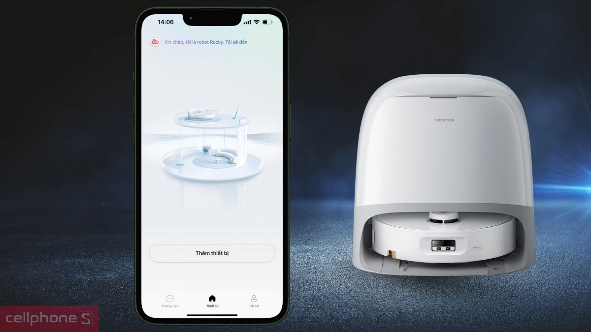 Hướng dẫn kết nối robot hút bụi Roborock Q Revo Curv 2 Flow chi tiết