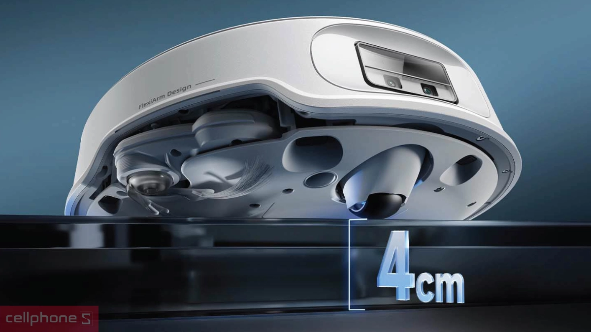 Thiết kế dọn dẹp mọi địa hình và điều khiển qua app, AI