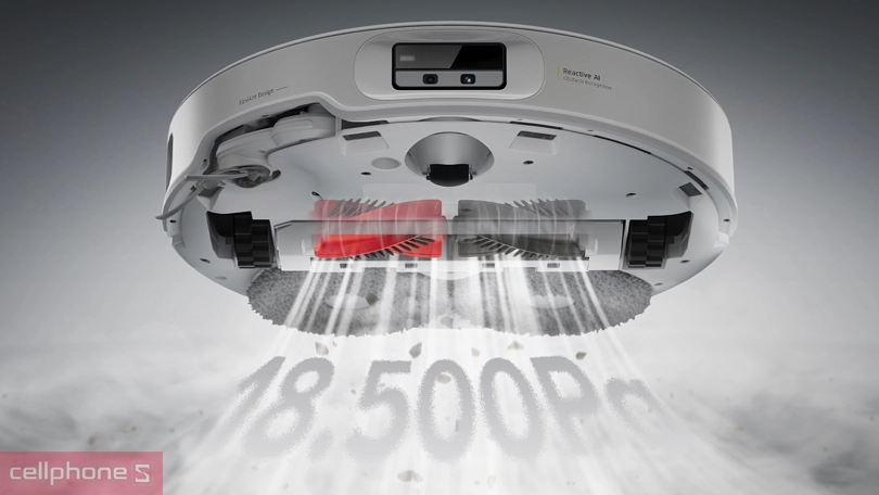 Làm sạch vượt trội với công suất hút mạnh mẽ