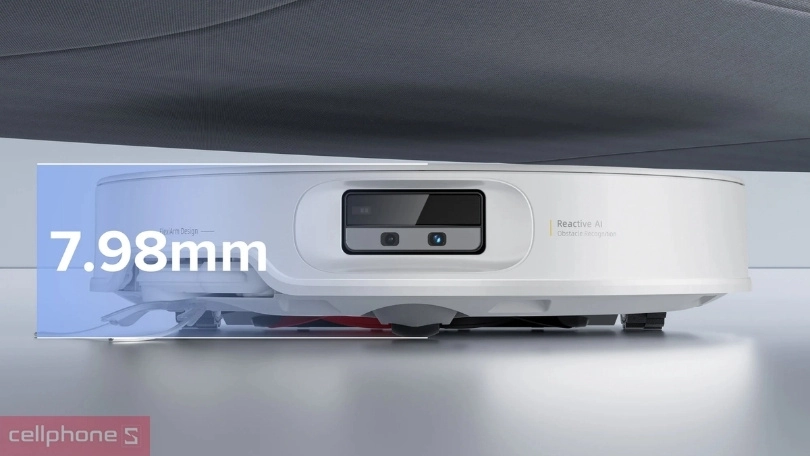 Thiết kế mỏng chỉ 7.98cm