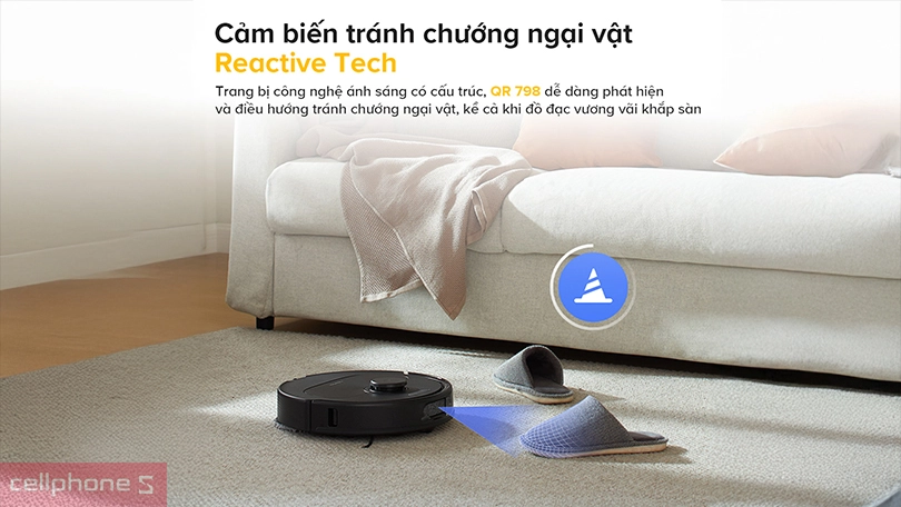 Khả năng né vật cản, lên lịch dọn dẹp của robot hút bụi Roborock QR 798