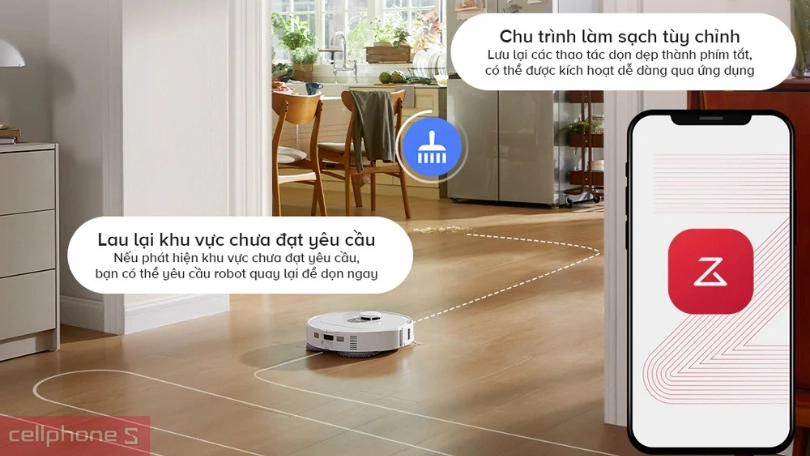 SmartPlan: Làm sạch theo từng loại phòng, không cần cài đặt thủ công