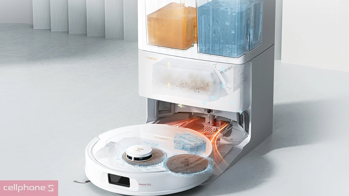 Dung tích bình chứa nước lớn, hỗ trợ dọn dẹp phạm vi rộng