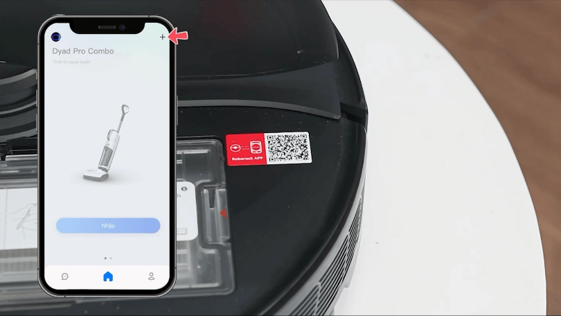 Hướng dẫn kết nối robot hút bụi Roborock Saros 10R với app