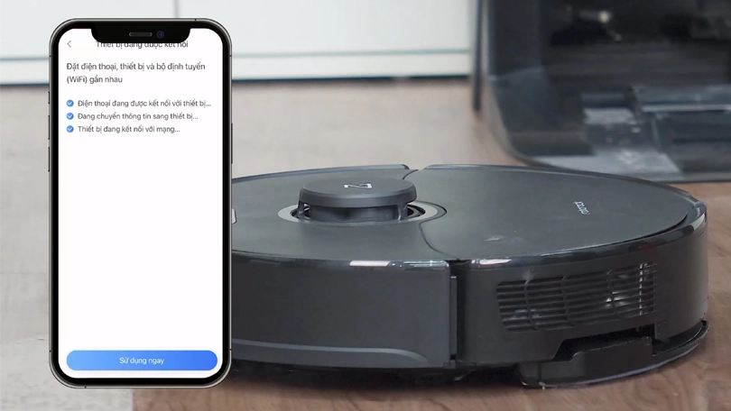 Hướng dẫn kết nối robot hút bụi Roborock Saros 10R với app