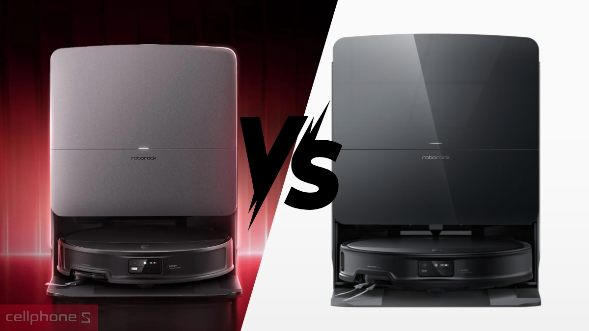 So sánh robot hút bụi Roborock Saros 20 với Roborock Saros 10