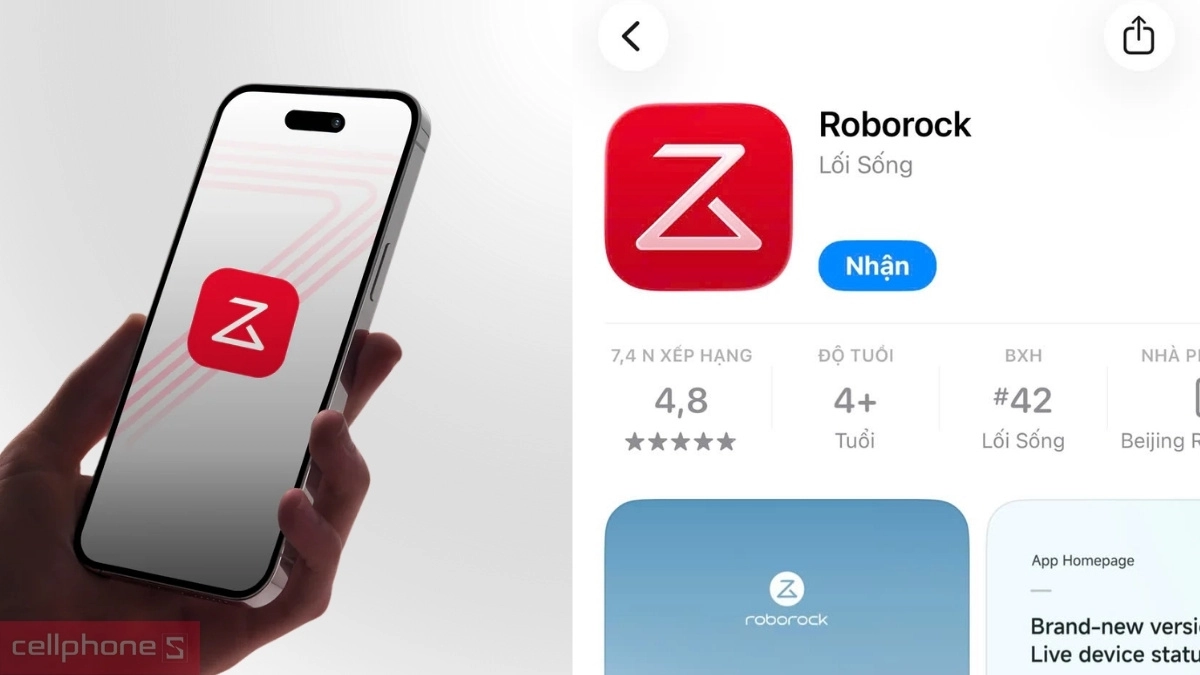 Hướng dẫn thao tác robot hút bụi Roborock Saros 20 Sonic trên Roborock