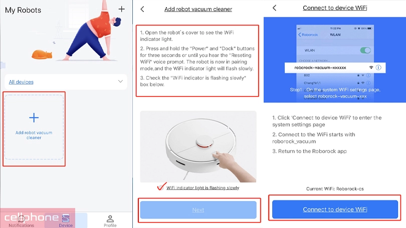Cách sử dụng robot hút bụi Roborock Saros Z70