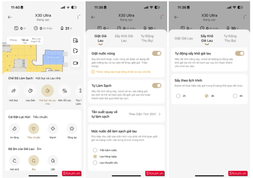 Hướng dẫn sử dụng robot hút bụi Dreame Bot X30 Ultra chi tiết