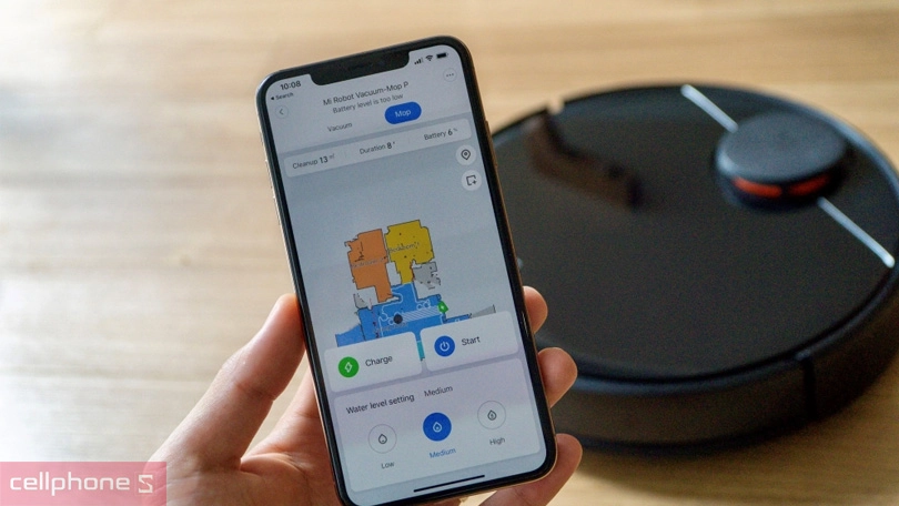 Hiệu suất hút mạnh mẽ, phù hợp với nhiều loại bụi bẩn