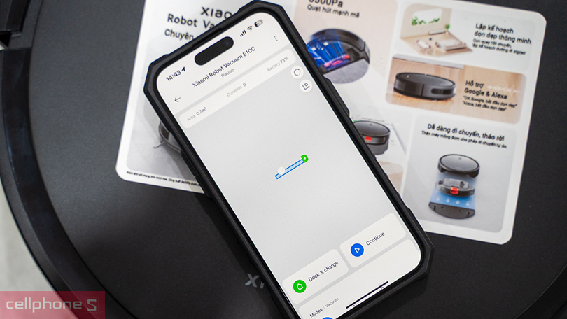 Robot hút bụi lau nhà Xiaomi Vacuum E10C thông minh, tiện ích cho mọi gia đình