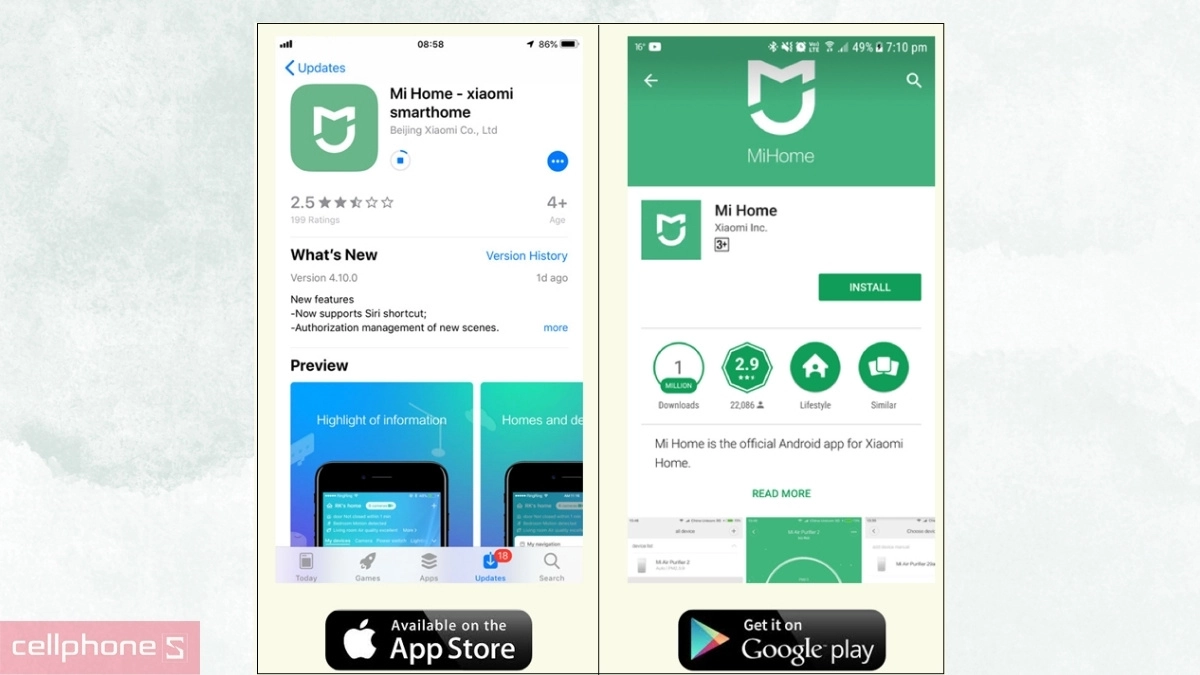 Hướng dẫn kết nối robot hút bụi Xiaomi Vacuum Mop 5 với app Mi Home