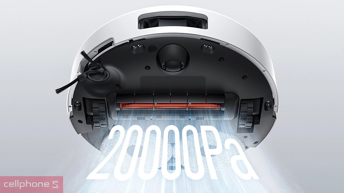 Hiệu suất dọn dẹp ấn tượng của robot hút bụi Xiaomi Vacuum Mop 5