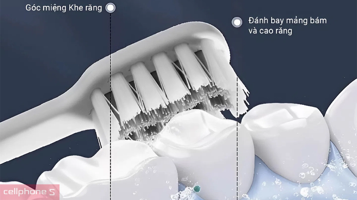 Thiết kế bàn chải điện Hyundai OC-013-BK