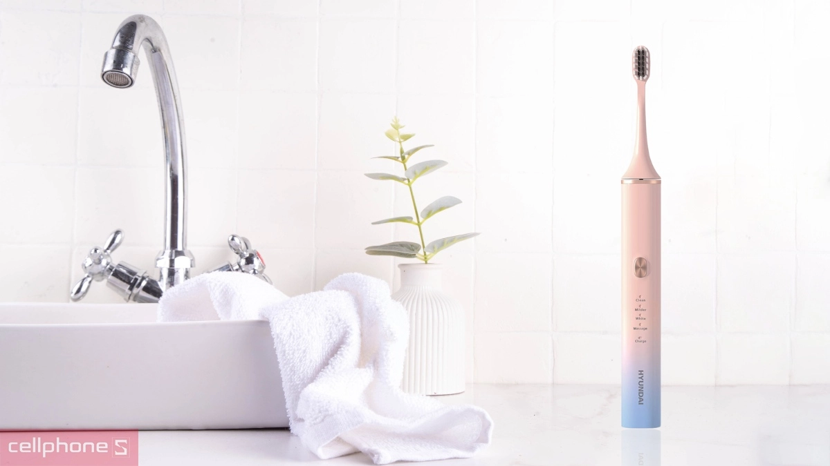 Nhịp độ chải bàn chải điện Hyundai OC-013-PK