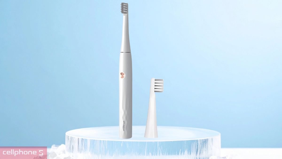 Thiết kế đầu bàn chải điện Hyundai OC 012B WH