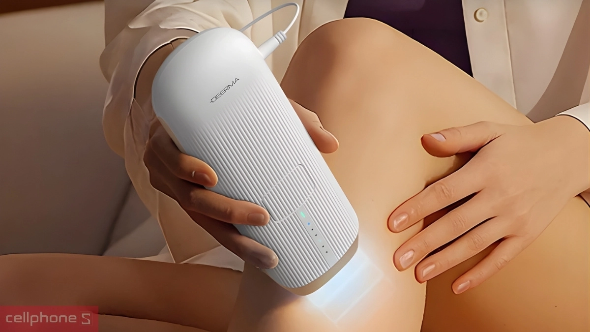 Mức năng lượng máy triệt lông Deerma TM01