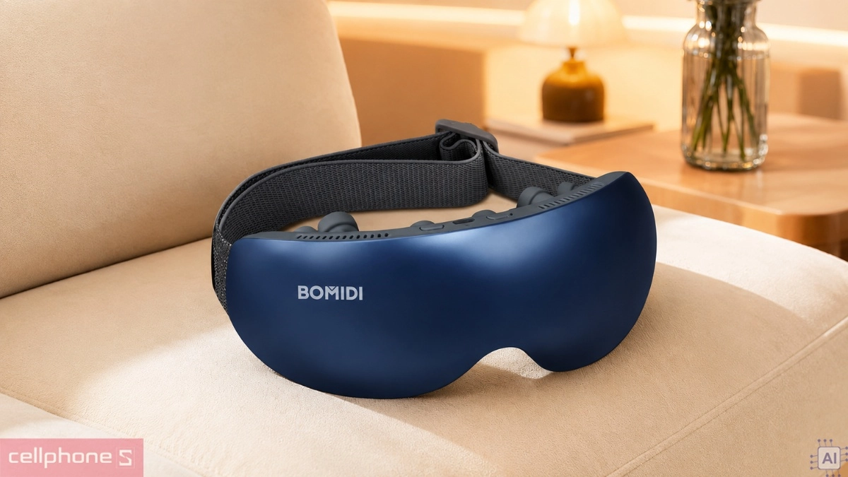 Thiết kế máy massage mắt Bomidi EM01