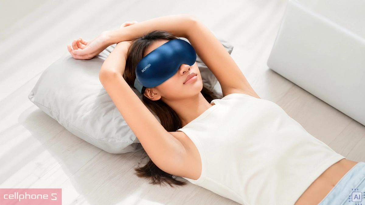 Thời lượng pin máy massage mắt Bomidi EM01
