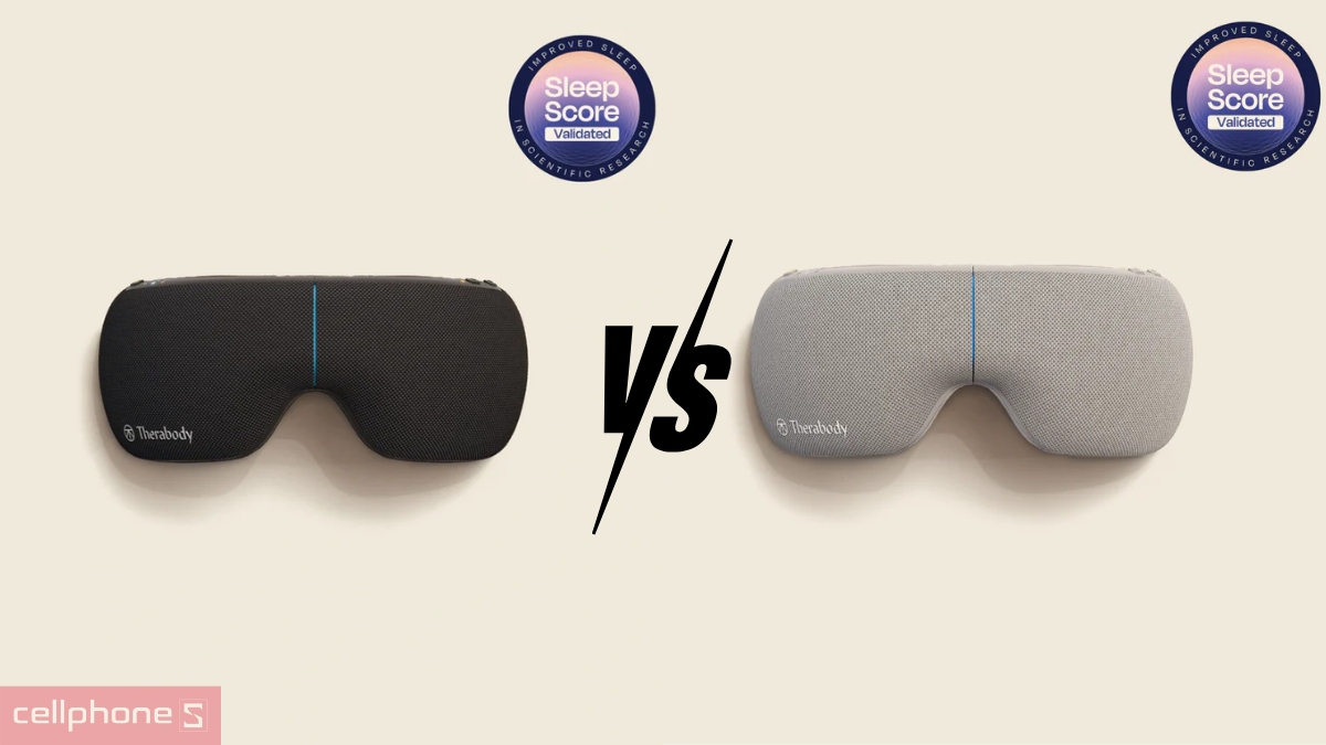 So sánh máy massage mắt thông minh SmartGoggles 2.0 Therabody