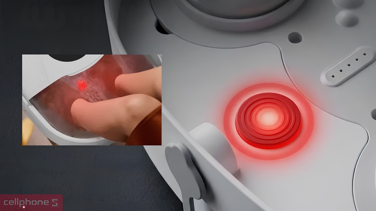 Tia hồng ngoại bồn ngâm chân massage Buheung MK-202