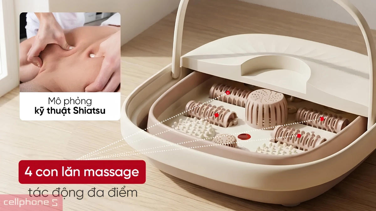Hệ thống con lăn bồn ngâm chân Massage Choice Dr DC-002