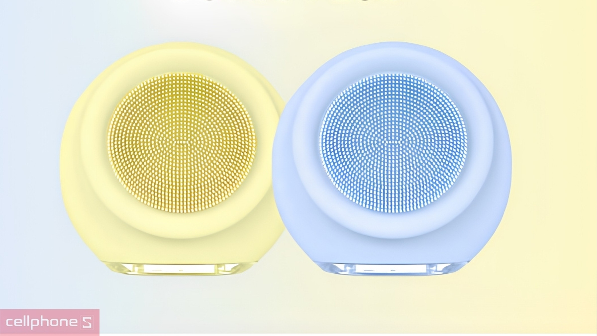 Máy rửa mặt Emmié Sonic Plus rung 6.000 lần mỗi phút phù hợp làn da nhạy cảm