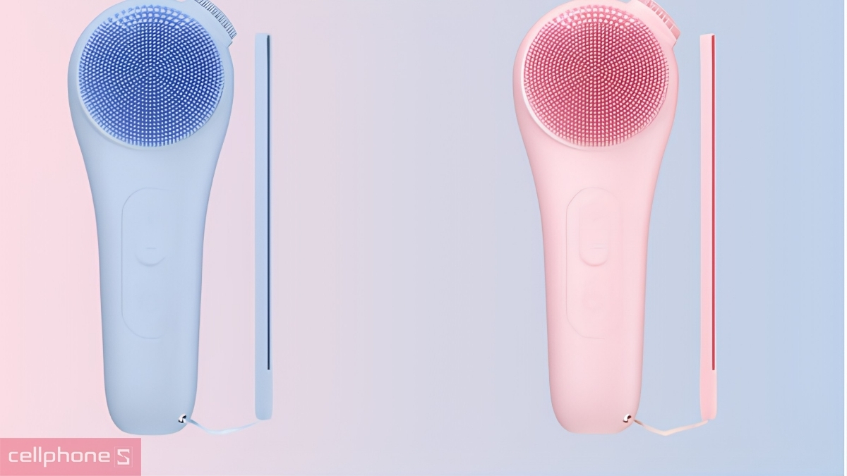 Máy rửa mặt Emmié Sonic Heat tích hợp chế độ làm ấm 45°C hỗ trợ làm sạch sâu