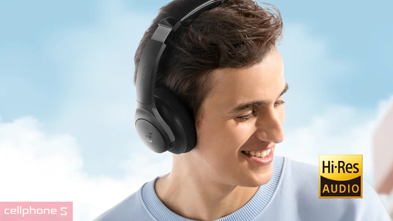 Thiết kế tai nghe chụp tai chống ồn Anker Soundcore Q20I gen 2 A3004CD