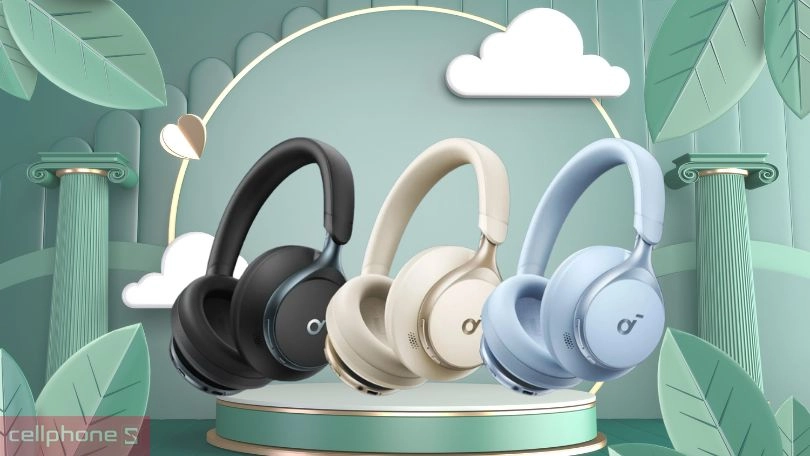 Thiết kế  tai nghe Anker Soundcore Space One