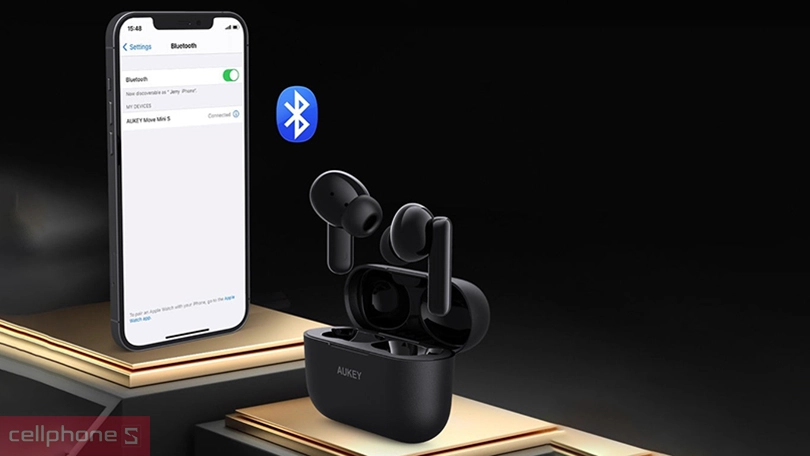 Kháng nước trên tai nghe Aukey EP-M1S