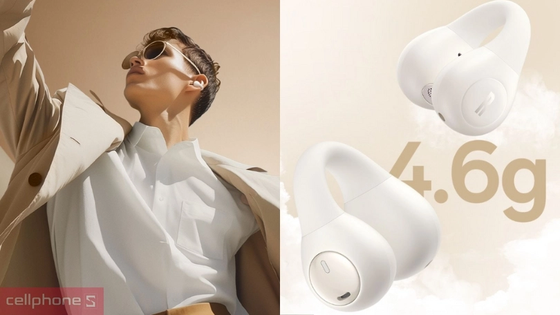 Tai nghe Baseus Bass 15 Clip Open Ear – Thoải mái vô cực, trải nghiệm nghe tuyệt hảo