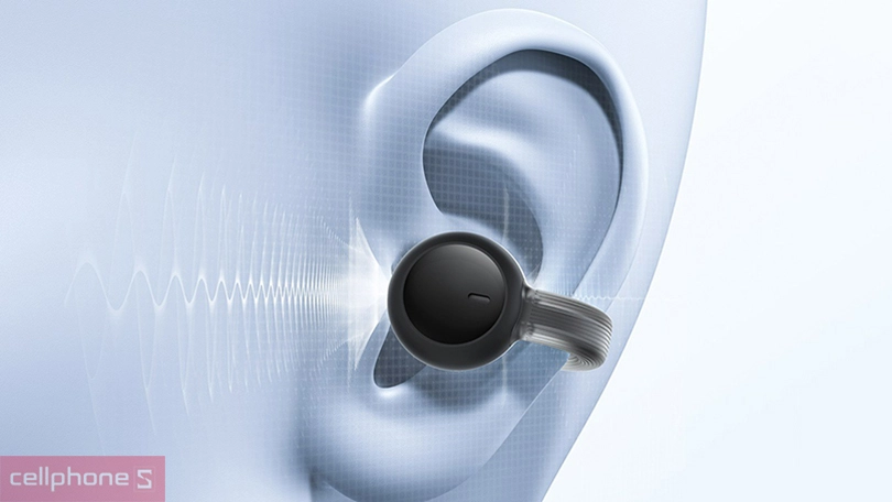 Kết nối tai nghe Baseus Airgo 1 ring