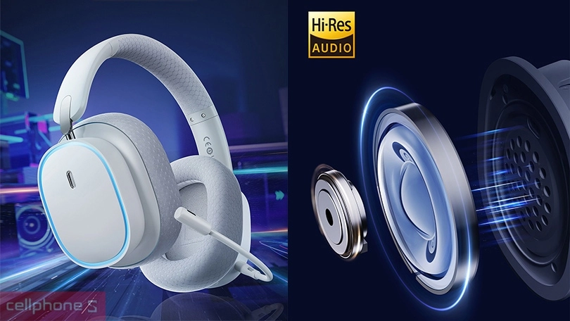 Âm thanh tai nghe Baseus Aequr GH02