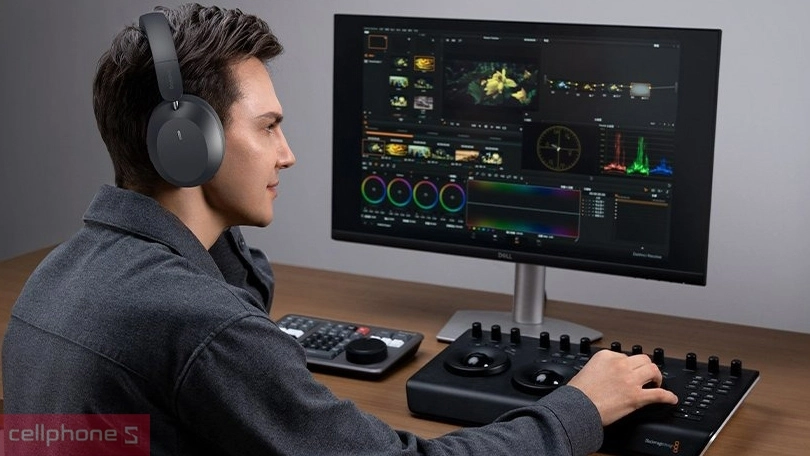 Kết nối tai nghe chụp tai Baseus Bass 35 Max