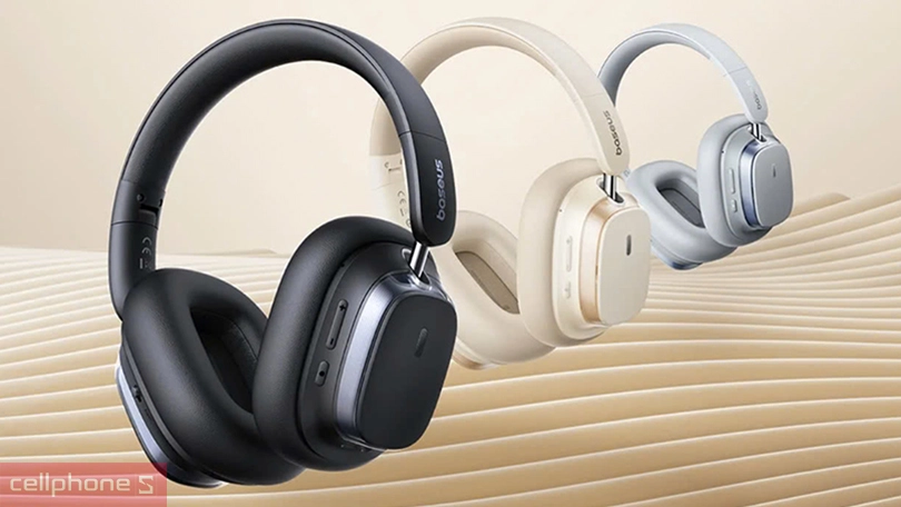 Thiết kế tai nghe chụp tai Baseus Bowie H1s