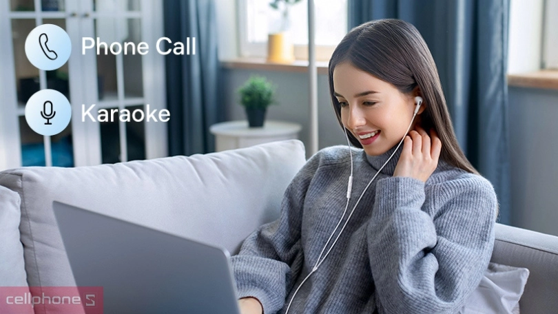 Chất lượng đàm thoại của tai nghe có dây Baseus Encok C18